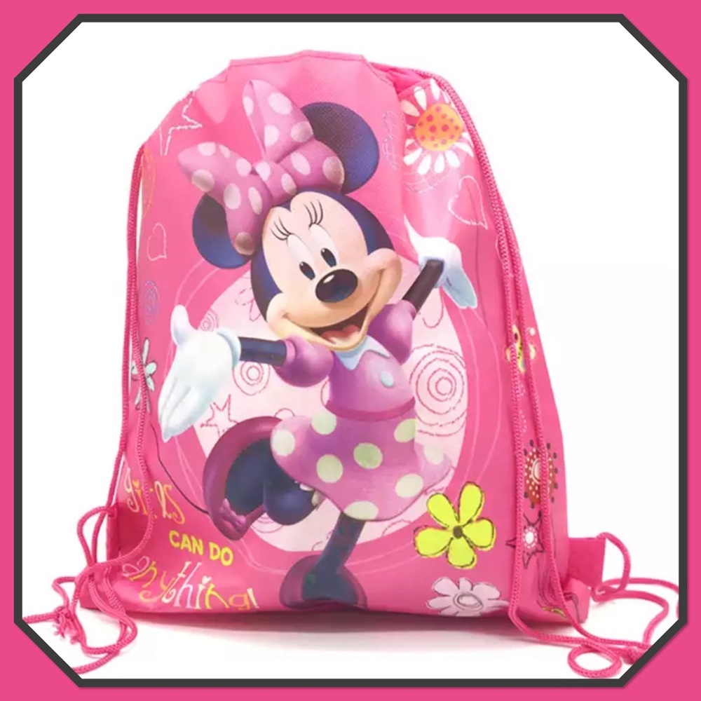 💕New💕 (2 for $10) Minnie Mouse Drawstring Bag💕